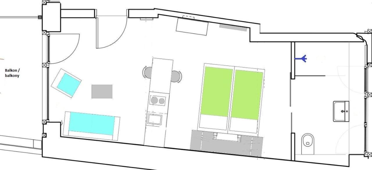 1463 Apartmenthaus Karlsruhe Extérieur photo