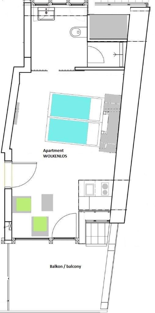1463 Apartmenthaus Karlsruhe Extérieur photo